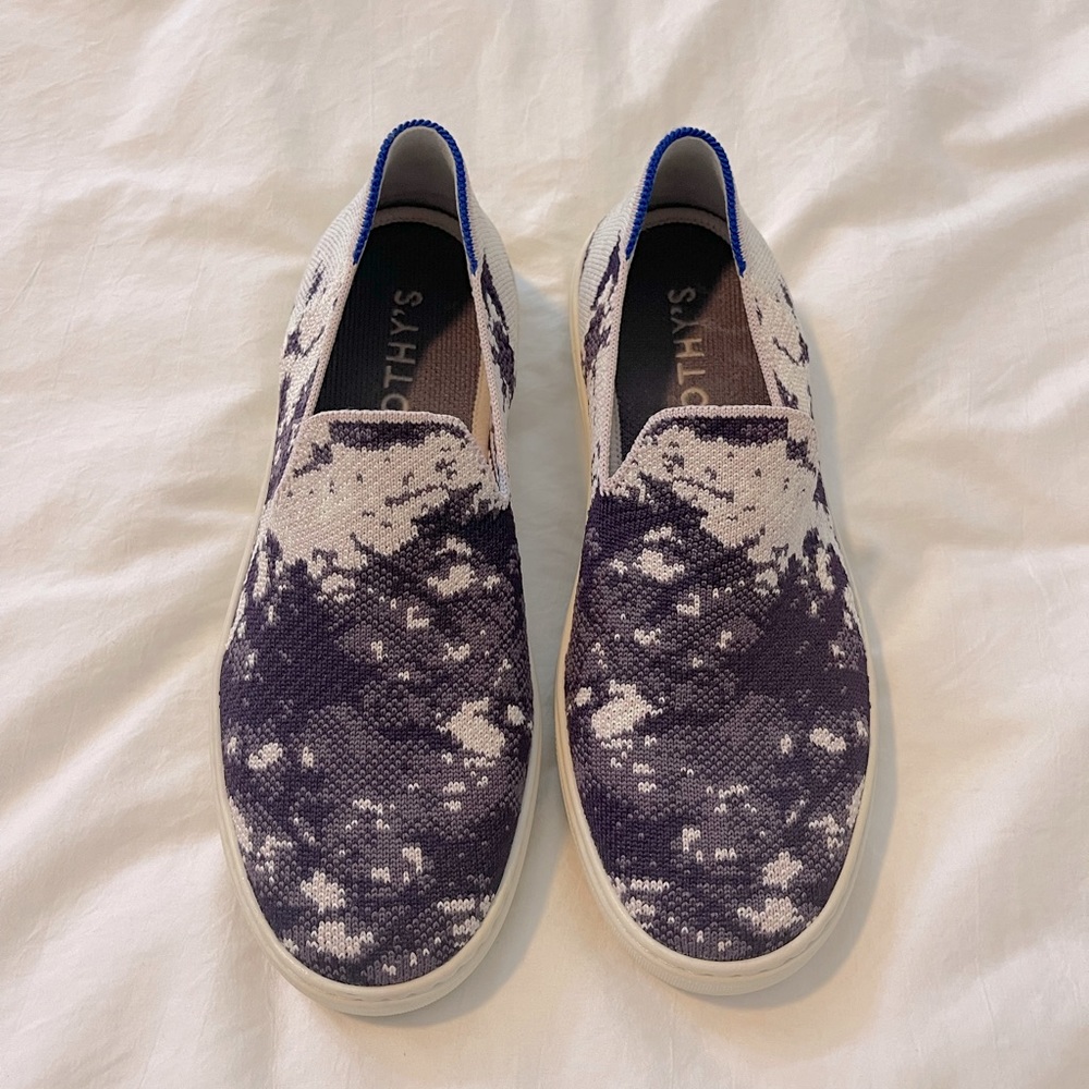 Rothy’s The Original Slip On Sneaker size 8 purple